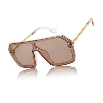 FEISEDY Siamese One Piece Sunglasses - Stylish & Retro