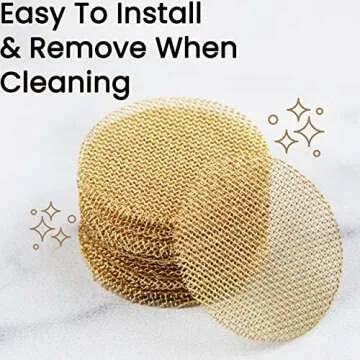 Gold Lion Gear Grimm SUPA 50 Brass Pipe Screens | 3/4" Filters | Pipe Bowl Screens and Accessories