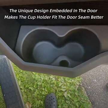 Dasbecan 2PCS Car Door Cup Holder Compatible with 2009-2020 Dodge Ram 1500 2500 3500 4500 5500 Front Driver Passenger Foam Holder Replaces # 5NN24XXXAA 1LD23XXXAA