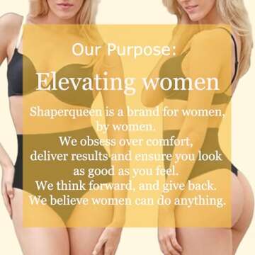 ShaperQueen102B Tummy Control Shapewear Thong for Women – Black High Waist Tummy Control Thong, Waist Cincher for Women (XXL, Black)