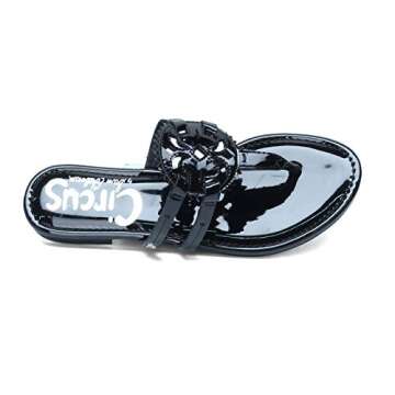 Circus NY by Sam Edelman Women's Canyon Sandal, black patent, 10 M US