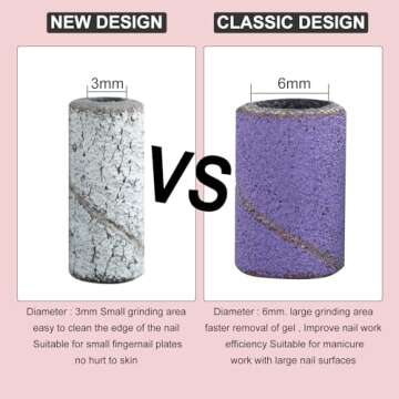 C12rtive 100 Pcs 3mm Professional Sanding Bands Set