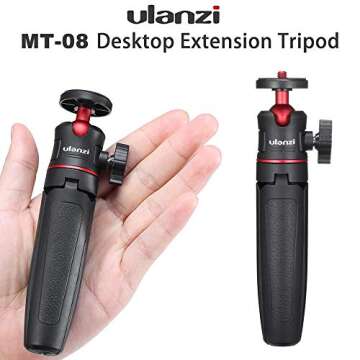 ULANZI MT-08 Mini Tripod Selfie Stick for iPhone & Camera