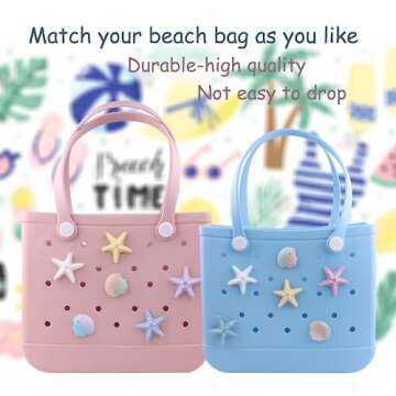 Unique WORBSS Charms for Bogg Beach Bag Accessory