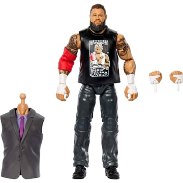 Mattel WWE Elite Collection Action Figure & Accessories - Kevin Owens with Interchangeable Hands & B...