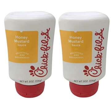 Chick-Fil-A Sauce 8 oz. Squeeze Bottle 2 Pack- Resealable Container for Dipping, Drizzling, and Mari...