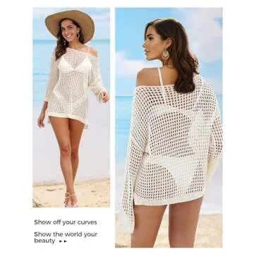Buauty Women's Crochet Cover Up for Summer Style