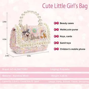 AO ALI VICTORY Cute Toddler Handbag for Girls