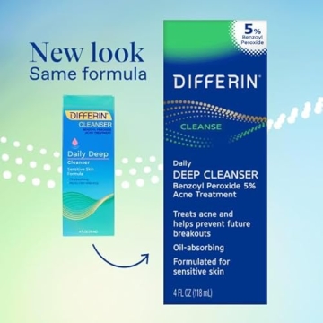 Differin Acne Face Wash - Deep Cleanser for Clear Skin