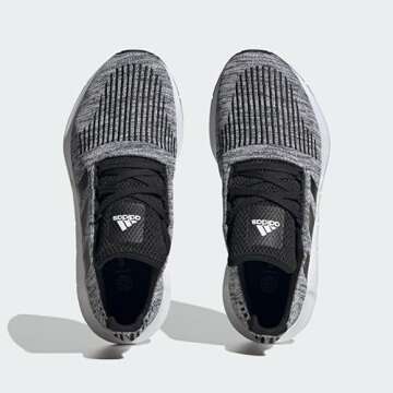 adidas Swift Run Sneaker for Big Kids - Core Black Style