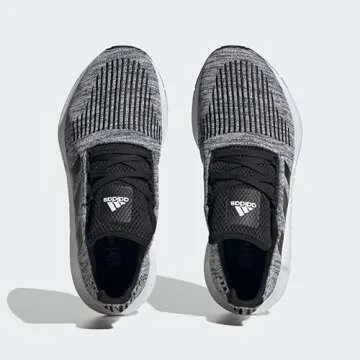 adidas Swift Run Sneaker for Big Kids - Core Black Style