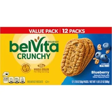 belVita Blueberry Breakfast Biscuits Pack of 12