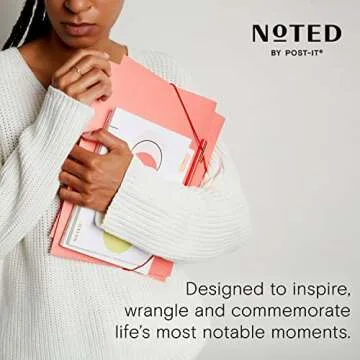 Noted by Post-it Brand Grey Tab Sticky Notes, 3x4 in, 30 Sheets/Pad, 90 Sheets Total (NTD-TAB-Gry)