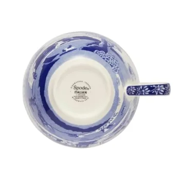 Spode Blue Italian Jumbo Cup & Saucer - 20oz Elegance