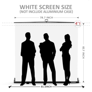 RAUBAY Green Screen - Large Collapsible Backdrop for Video Production