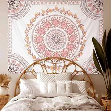 FLY SPRAY Mandala Tapestry - Aesthetic Boho Wall Art