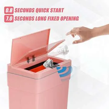 Automatic 13 Gallon Trash Can for Kitchen and Home