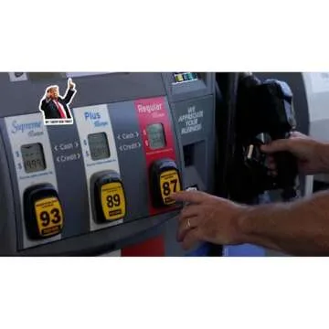 100pcs Trump I Did That My Tariff Did That Stickers Gas Pump Stickers Decal, Donald Trump Merchandise, Anti-Trump Stickers