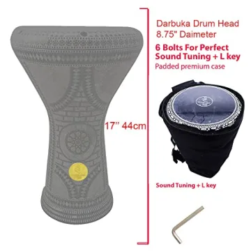 Gawharet El Fan Classic 17" Mother of Pearl Darbuka Drum