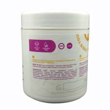 Bloom Hair Products - Garrot & Collagen Moisturizing Mask - hydrates the hair - nourishes it - prevents hair loss - stimulates hair growth - 32 oz