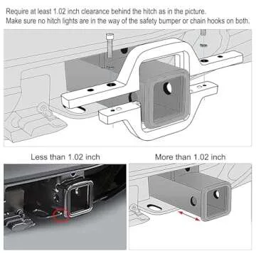 Hitch LED Lights,EBESTauto 4 Inch LED Work Light Pods with 2.5 Inch Towing Hitch Mount Brackets for Truck Trailer SUV Pickup Fit Dual Led Off-Road Driving Hitch Light bar