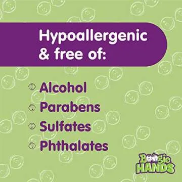 Boogie Wipes & Hand Sanitizer Bundle for Kids Health