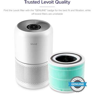 LEVOIT Core 300-P Air Purifier Toxin Absorber Replacement Filter, 3-in-1 Filter, Efficiency Activated Carbon, Core300-RF-TX, 1 Pack, Green