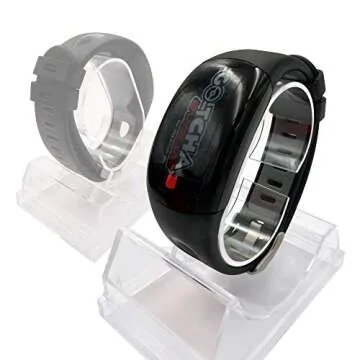 Go-tcha Evolve LED-Touch Wristband for Pokemon Go - Auto Catch & Spin, Black/Gray