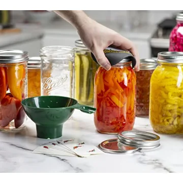 Versatile 32 oz Mason Jars Starter Kit with Lids & Labels