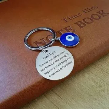 Meimimix Evil Eye Keychain for Good Luck Charm