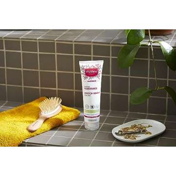 Mustela Maternity Stretch Marks Cream for Pregnancy - Natural Skincare Massage Moisturizer with Natural Avocado, Maracuja & Shea Butter - Lightly Fragranced - 5.07 fl. oz