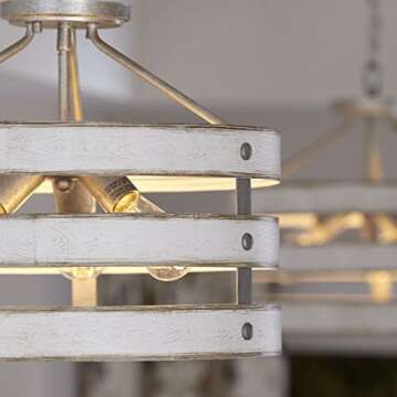 Progress Lighting P350049-141 Gulliver Semi-Flush/Convertible, Galvanized Finish , Gray