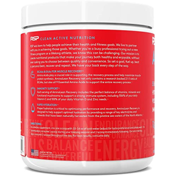 RSP AminoLean Recovery BCAAs Amino Acids Supplement