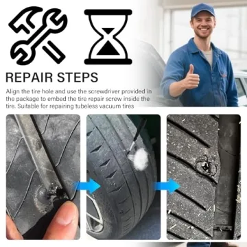 YGDMD Tire Screw Plug Repair Kit for Quick Tire Fixes