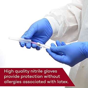 Dealmed Nitrile Medical Grade Exam Gloves, Disposable, Latex-Free, Medium (200 ct.)