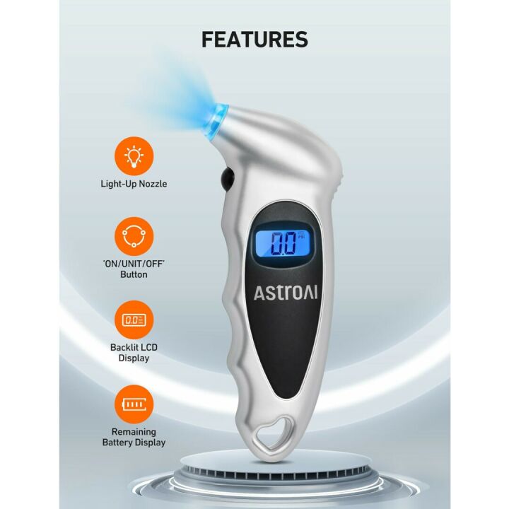 AstroAI Digital Tire Pressure Gauge for Accurate Readings