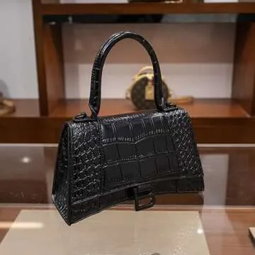 AOOF Crocodile Pattern Women's Handbag 2022 New Handbag Single Shoulder Diagonal Straddle Leisure Women's Bag Largepink,Silver