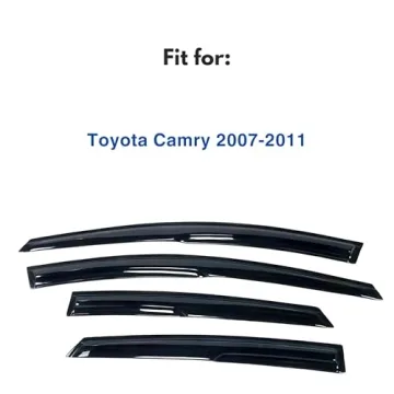 Transform Your Toyota Camry with IG Window Visors: Durable Rain Guards that Enhance Style and Comfor...