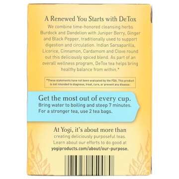 Yogi Tea, DeTox, 16 Count