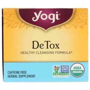Organic Yogi DeTox Tea - Herbal Wellness in a Cup