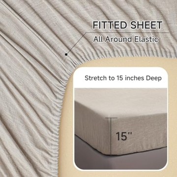 Luxurious 100% Linen Sheets for Comfort All Seasons