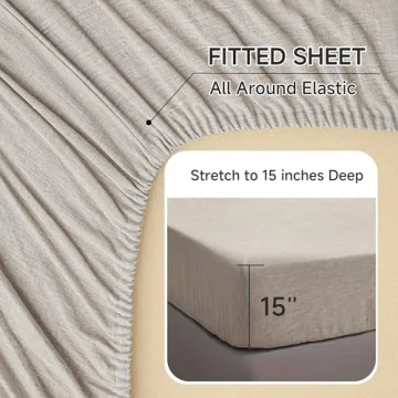 Luxurious 100% Linen Sheets for Comfort All Seasons