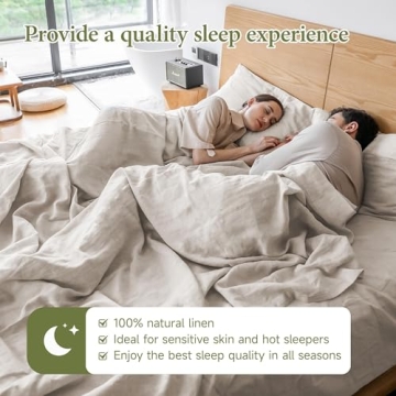 Luxurious 100% Linen Sheets for Comfort All Seasons