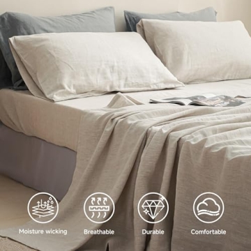 Luxurious 100% Linen Sheets for Comfort All Seasons