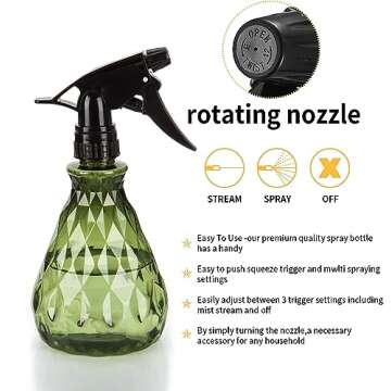 wugongshan Spray Bottles 2 Pcs 500 ml for Cleaning