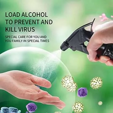 wugongshan Spray Bottles 2 Pcs 500 ml for Cleaning