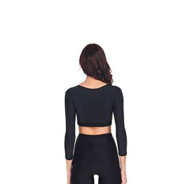 Larrycard Arm Shapewear Post Surgical Slimmer Compression Sleeves Posture Corrector Tops Arm Sleeves...