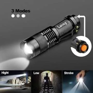LETMY Tactical Flashlight - Bright, Compact, Versatile Gear