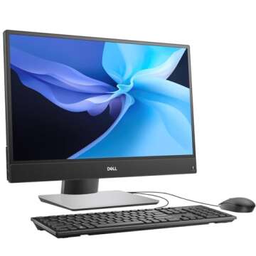 Dell OptiPlex 5270 All-in-One Desktop PC, 21.5-Inch FHD, Quad-Core i5-9400, 16GB RAM, 512GB SSD, WiF...