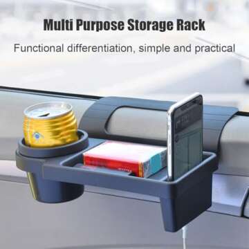 Car Window Multifunctional Storage Tray Organizer, Seat Gap Storage Box,Vehicle Door Side Hanging St...